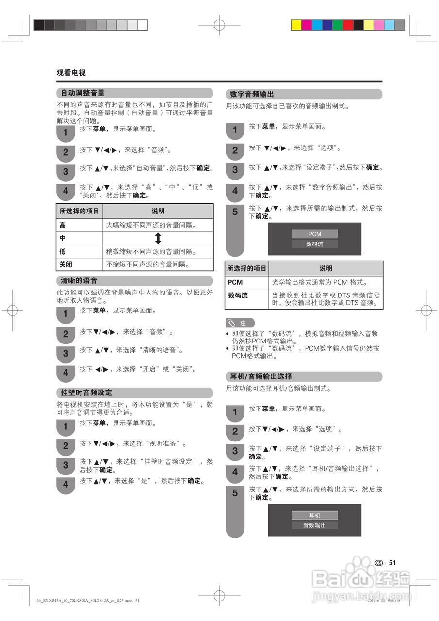 厦普LCD-80LX842A液晶彩电使用说明书:[6]