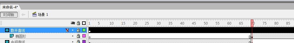flash绘制一个烟花散开的效果