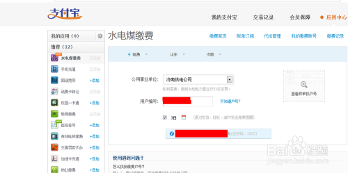 网上如何交水电煤气费