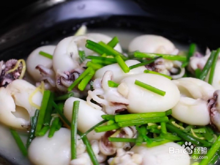 家常版韭菜炒墨鱼仔教程
