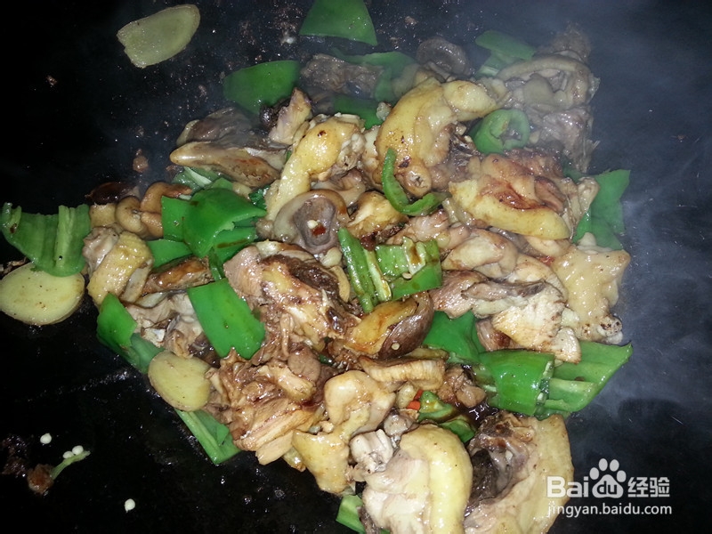 可做解馋小零食的干煸鸡块