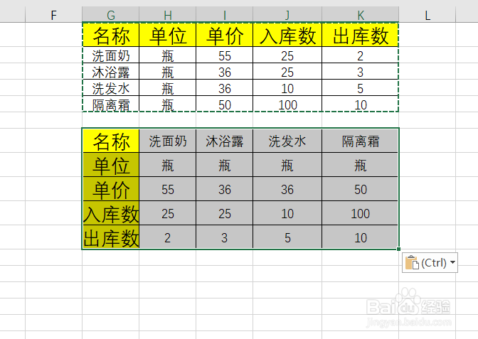 Excel表格怎么横向转竖向？