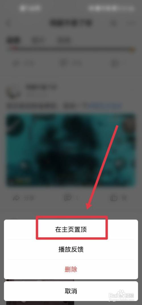 网易大神app怎么置顶动态