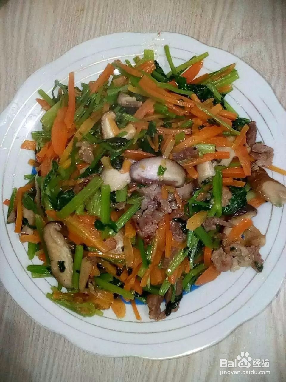 胡萝卜丝炒芹菜怎么做