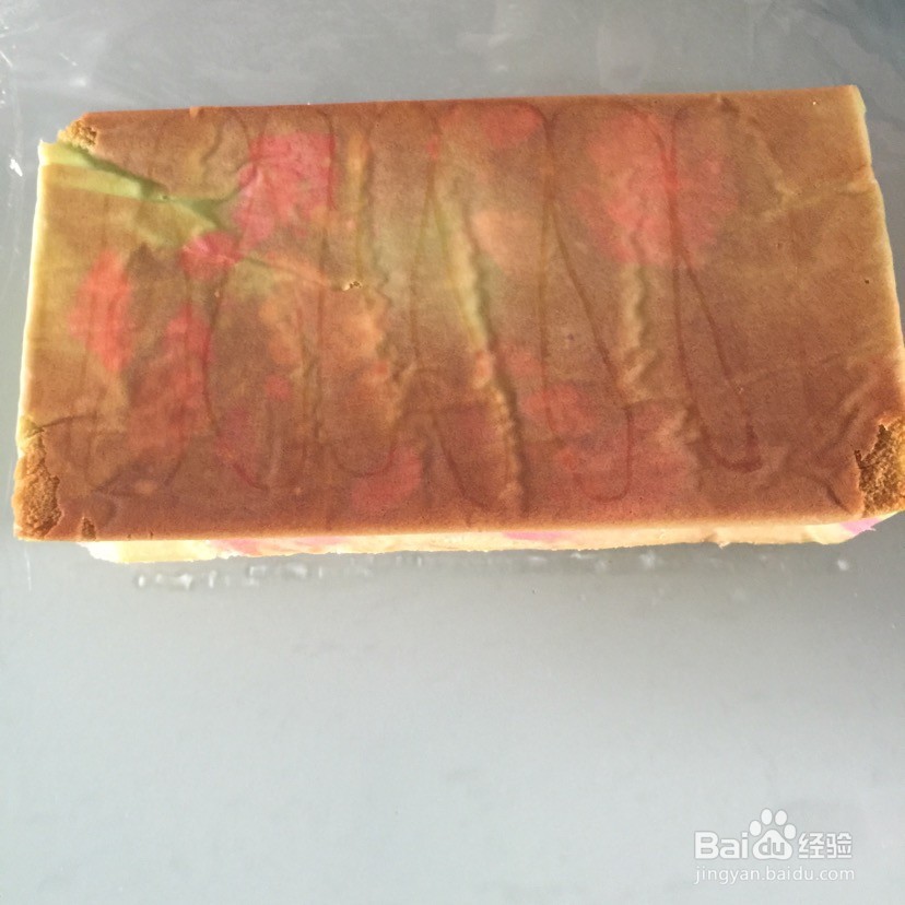 三色长崎蛋糕的做法