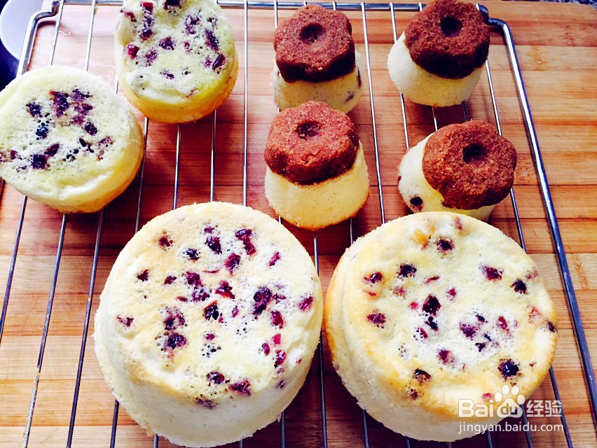 蔓越莓梅花糕的做法