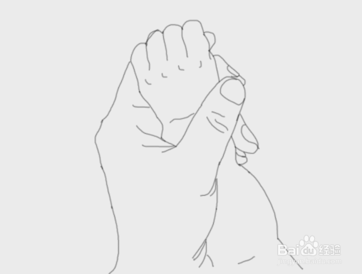 大手握小脚是怎么画的