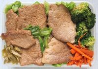 猪肉生姜烧便当做法