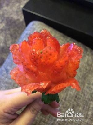 食补佳品草莓玫瑰花的做法