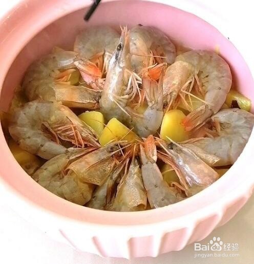 怎么做大虾焖土豆
