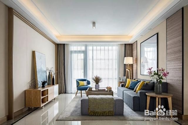 海尚明月苑120平米三居室装修案例