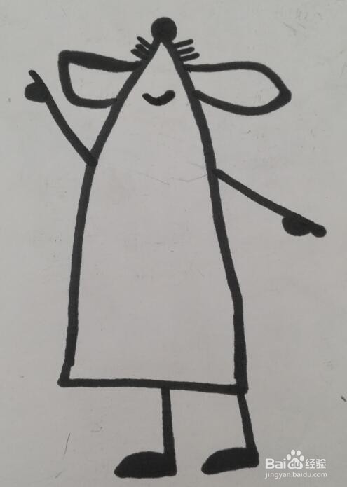 小老鼠的画法 小老鼠的简笔画