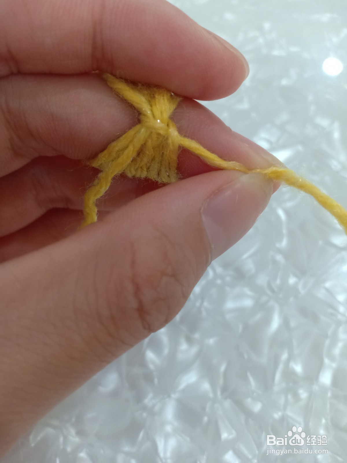 用毛线怎么制作坚挺的线环