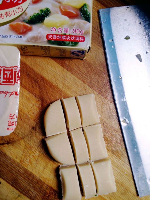 奶香芦笋雪蟹柳烩饭