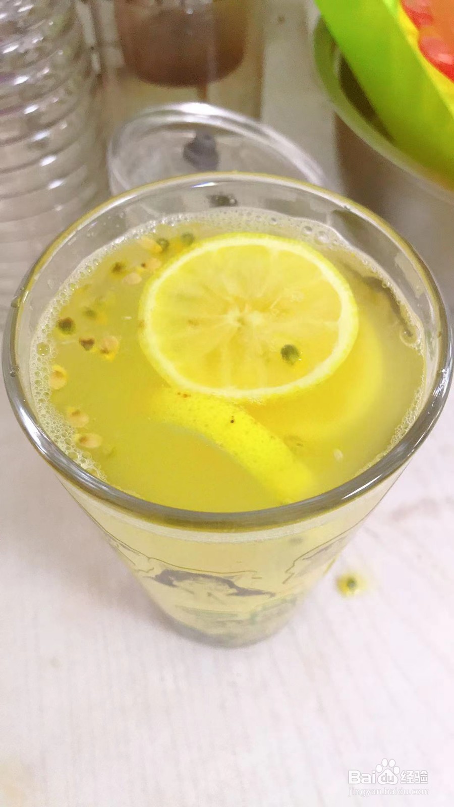 百香果柠檬茶的做法