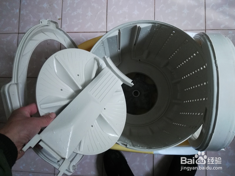 十多年的小天鹅洗衣机内桶清洗