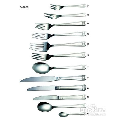 西餐具的正确使用方法