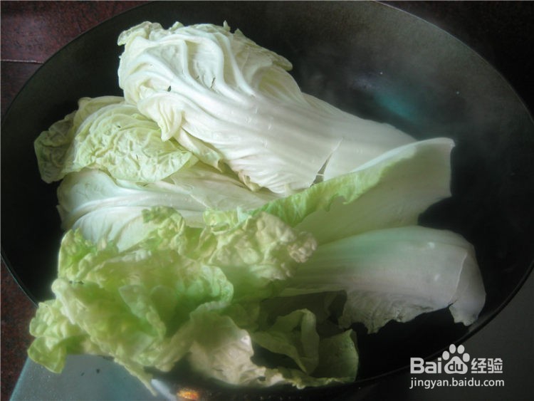 好吃的蟹柳白菜卷