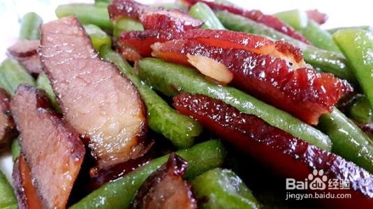 四季豆香炒腊肉