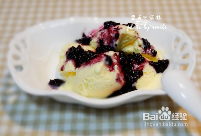 蓝莓果酱,完美绝配--自制双皮奶&蓝莓冰淇淋&蓝莓酸奶