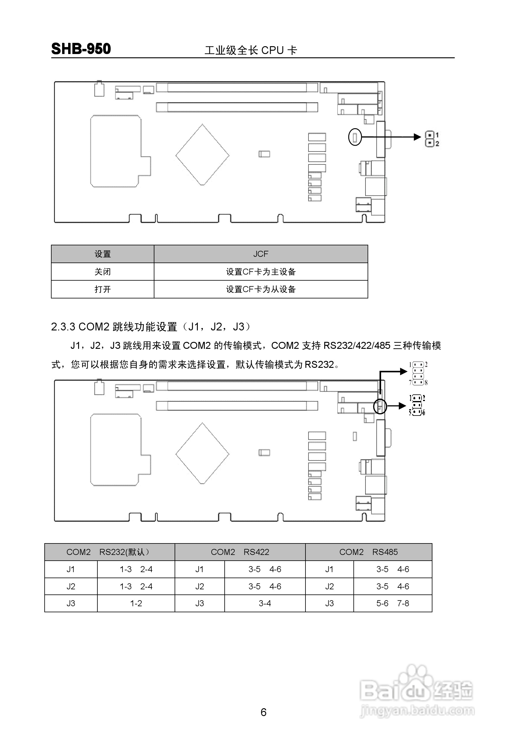 华北工控 SHB-950 工业级全长 CPU 卡 说明书 V1.0:[2]