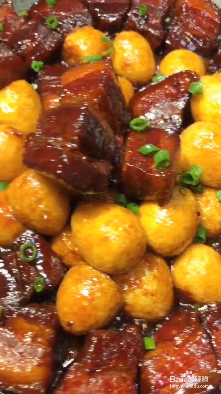 如何制作红烧肉焖蛋