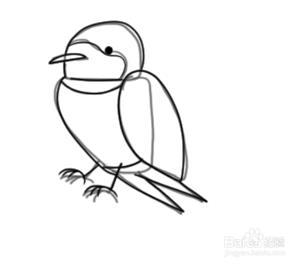 如何简单地绘制燕子