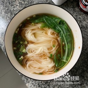 暖胃清汤面做法