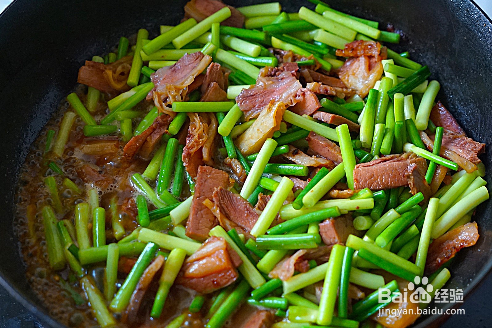 蒜苗炒牛肉的做法