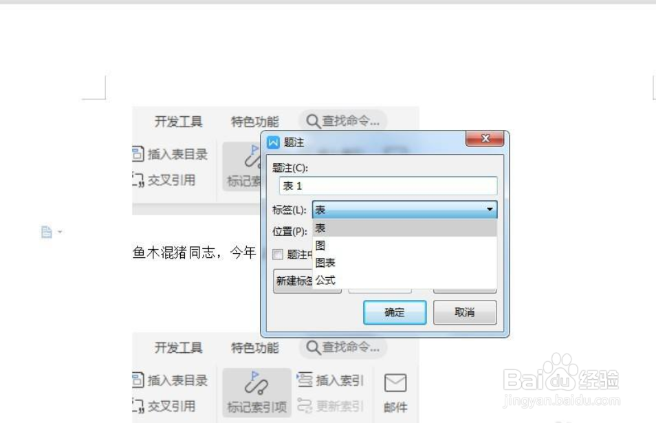 WPS文字如何插入题注