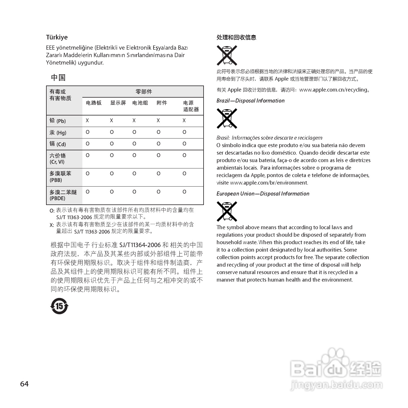 MacBook笔记本电脑 Air(11inch_Late2010)说明书:[7]