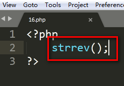 PHP教程 strrev() 函数的使用