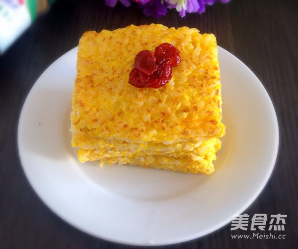 南瓜米饭煎蛋饼