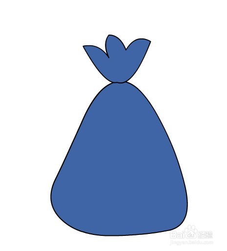 flash如何绘制一袋子垃圾