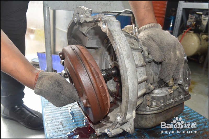 吉利汽车4AT变速箱维修拆解,完全可以维修解决