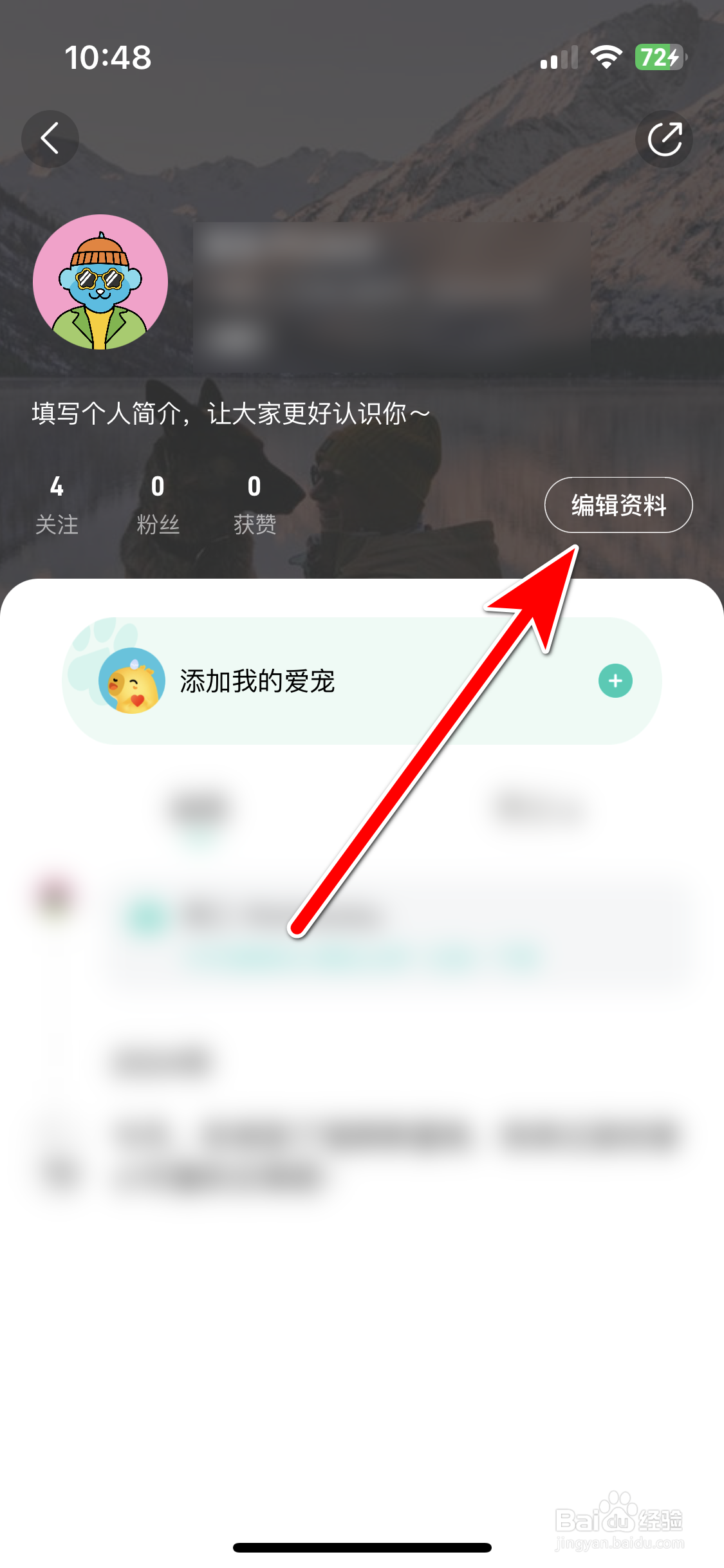 宠胖胖如何设置个人性别
