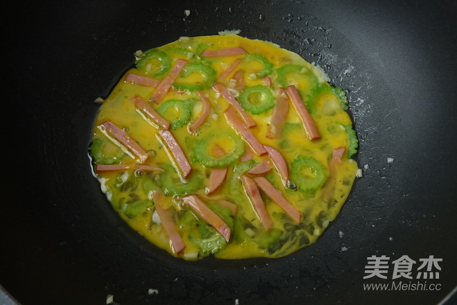 火腿苦瓜煎蛋