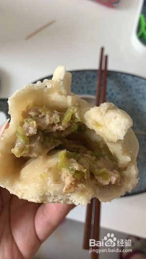 青椒馅包子的做法