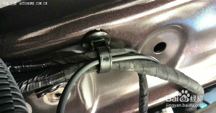 行车记录仪取线安装作业