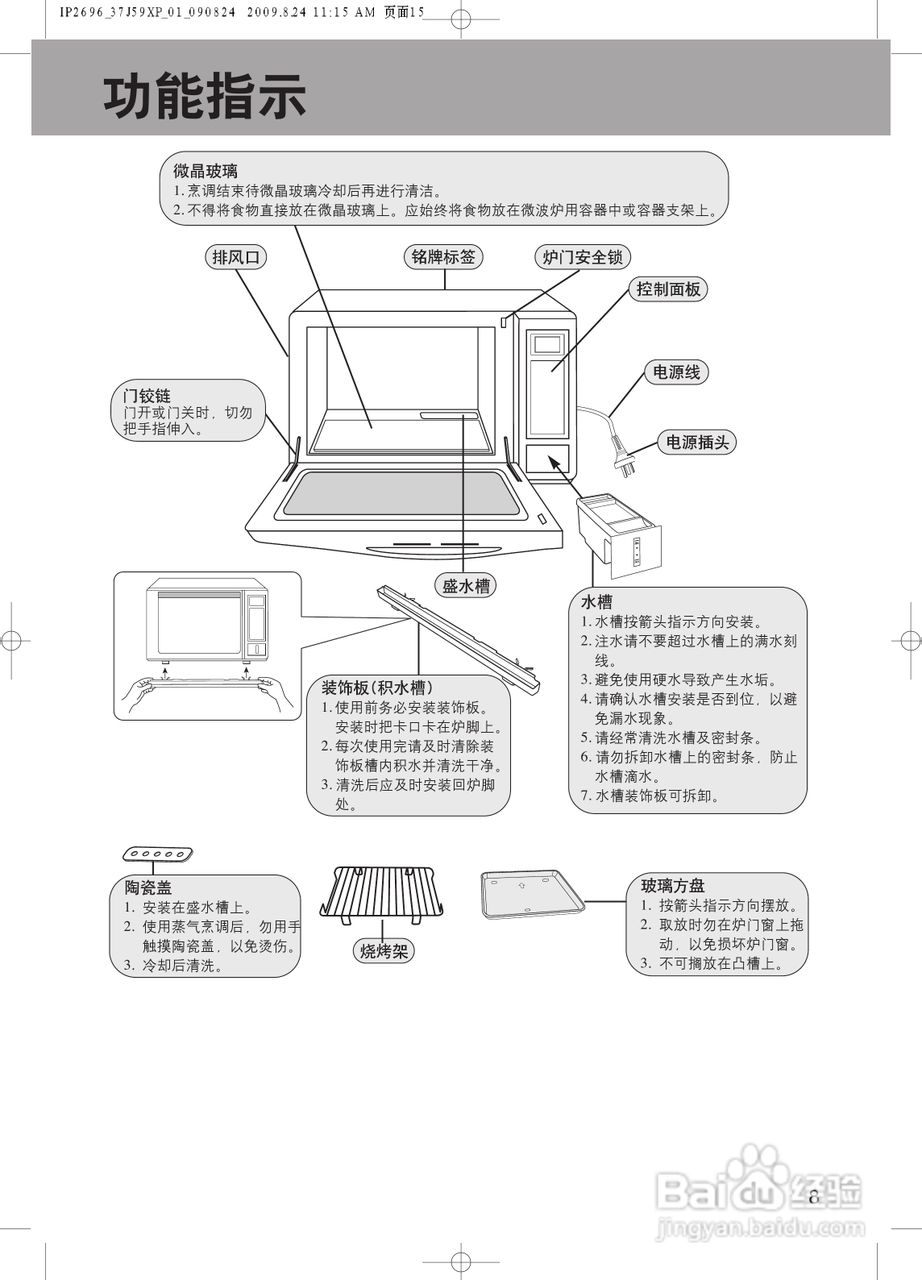 松下NN-GS575WX微波炉使用说明书:[2]