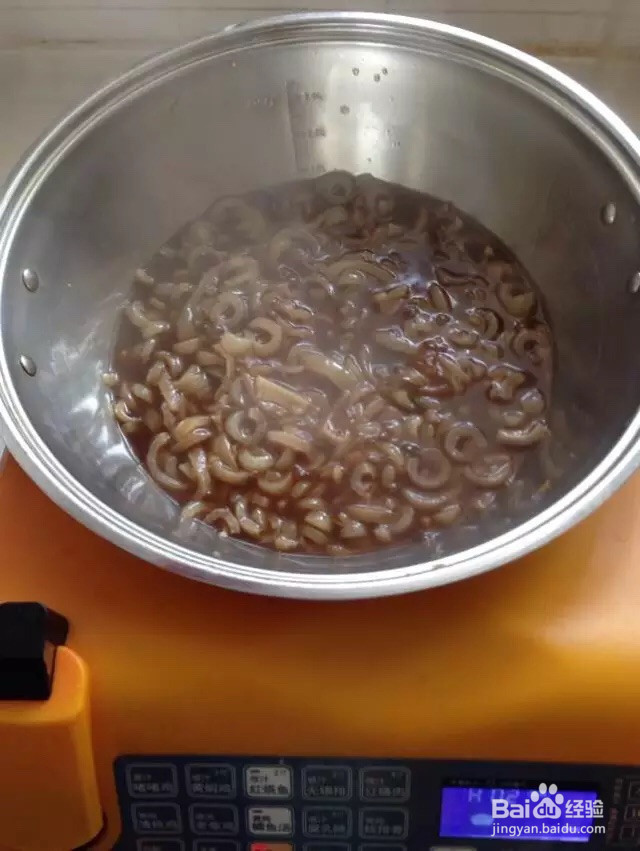 双色皮冻的做法