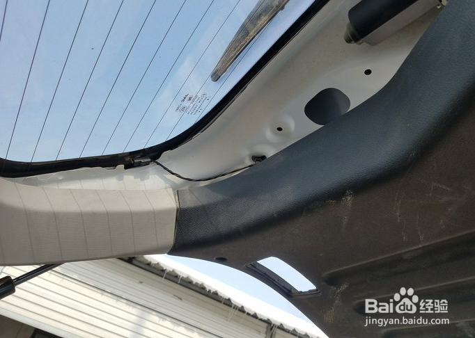 旗云2换后备箱锁教程