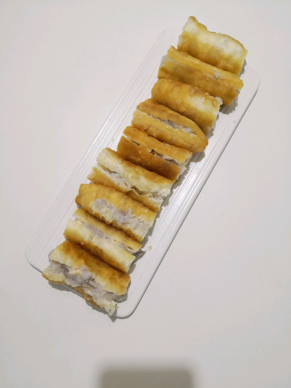 油条酿芝士虾滑