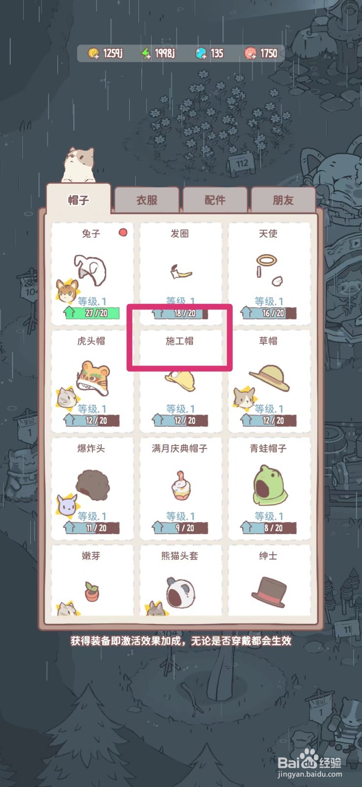 猫咪和汤如何给猫咪戴施工帽