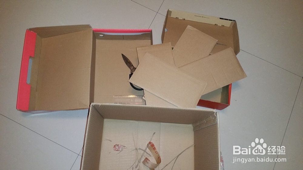 鞋盒巧变内衣收纳盒