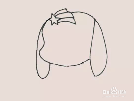 小狗的简笔画