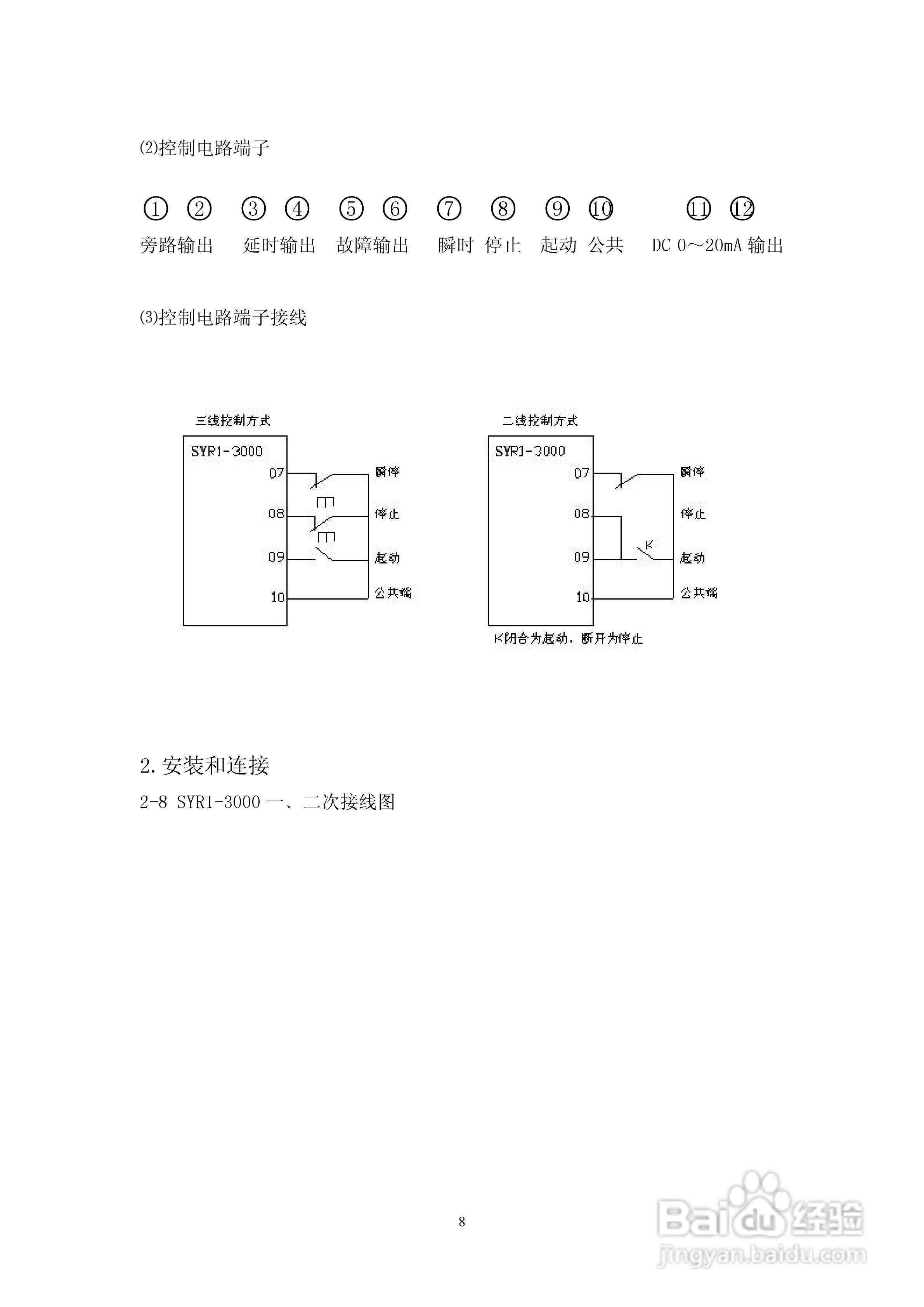 日业SYR1-3000电机软起动器用户使用说明书:[1]