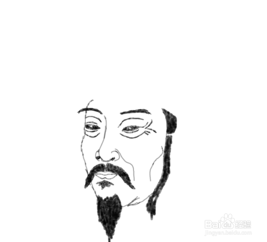 素描诗人白居易是怎么画的