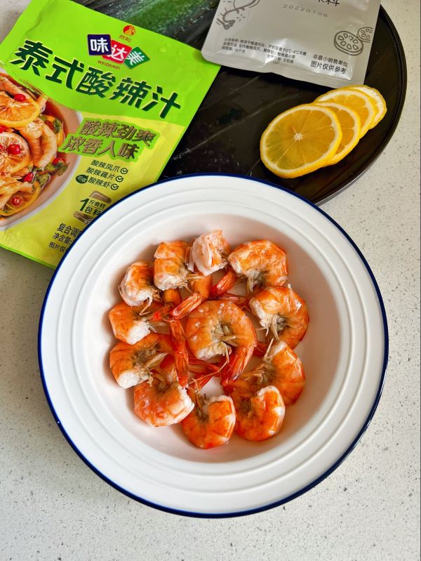 泰式柠檬酸辣虾