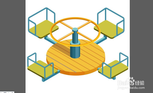 旋转飞车可以让人体验到速度与乐趣,今天,我们就来画一画旋转飞车,从